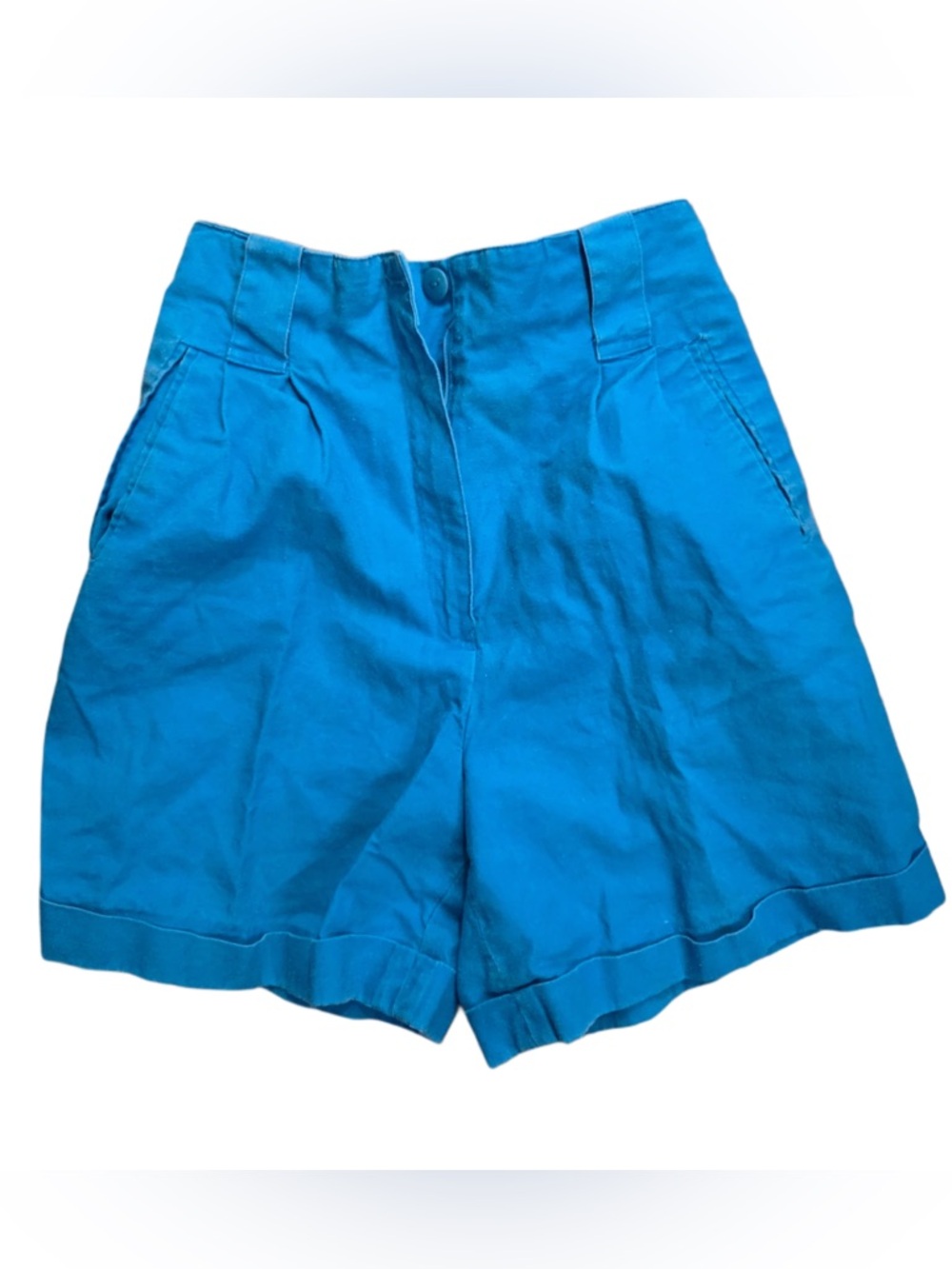 Rafaella Vibrant Teal High-Waist Women's Shorts
